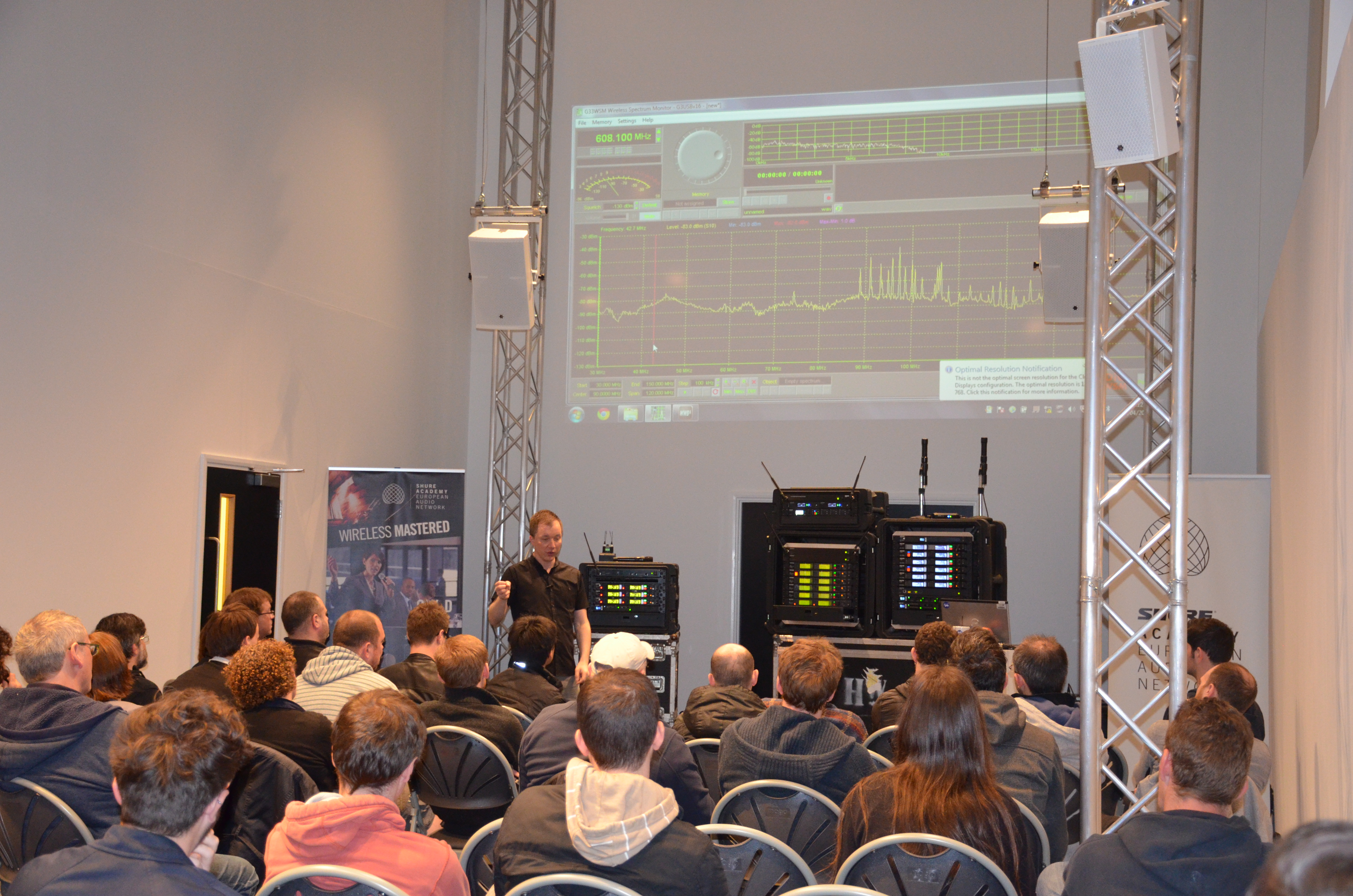 Shure Wireless Mastered Demo Day