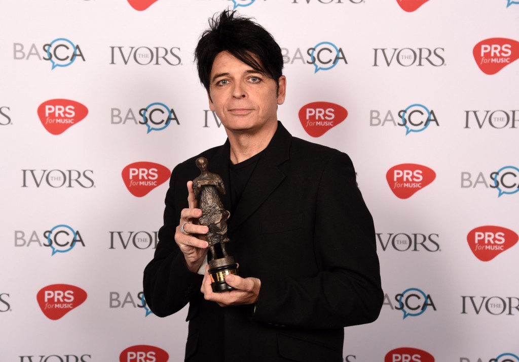 Gary Newman with 'The Ivors Inspiration Award' at the 62nd Ivor Novello Awards (2017) at the Grosvenor House Hotel, London on Thursday 18 May 2017. Photo by Mark Allan With 'The Ivors Inspiration Award'