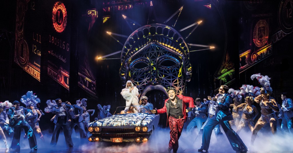 MISS SAIGON. Red Concepcion 'The Engineer' and company. Photo by Johan Persson