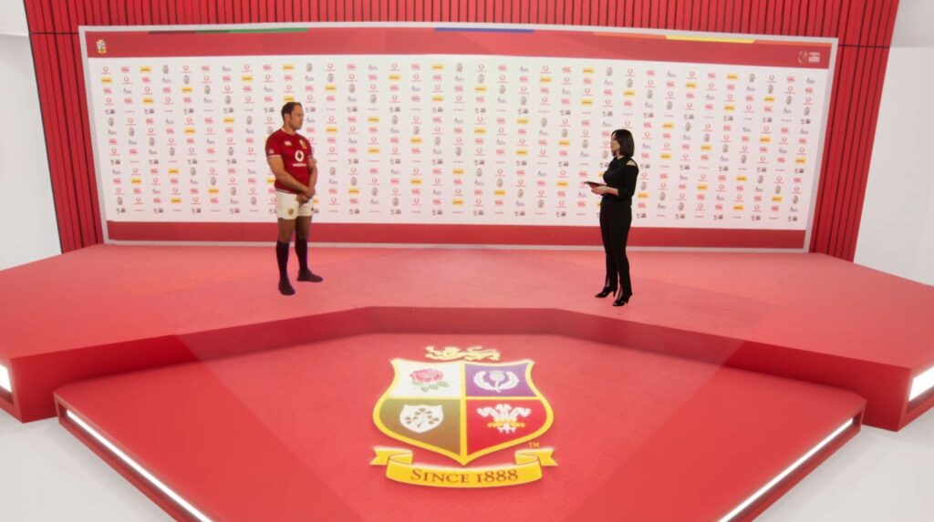 British & Irish Lions squad tour revealed using extended reality XR